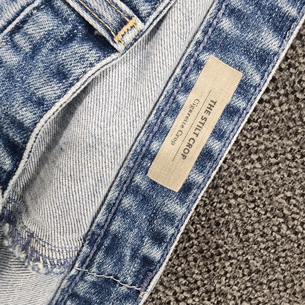 AG Adriano Goldschmied Faded Blue Cropped Jeans - Picture 7 of 12